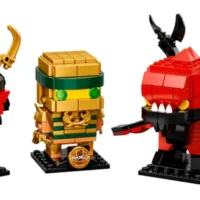 Alternative view of LEGO®  BrickHeadz™ NINJAGO® 10 - 406 pieces - 40490