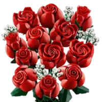 Alternative view of LEGO® Icons Bouquet of Roses - 10328 - 822 pieces