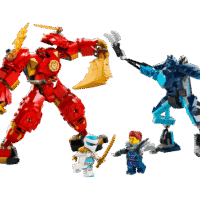 Alternative view of LEGO® NINJAGO® Kai's Elemental Fire Mech – 322 pieces – 71808