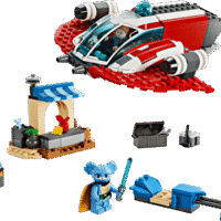 Alternative view of LEGO® Star Wars™ The Crimson Firehawk™ – 136 pieces – 75384